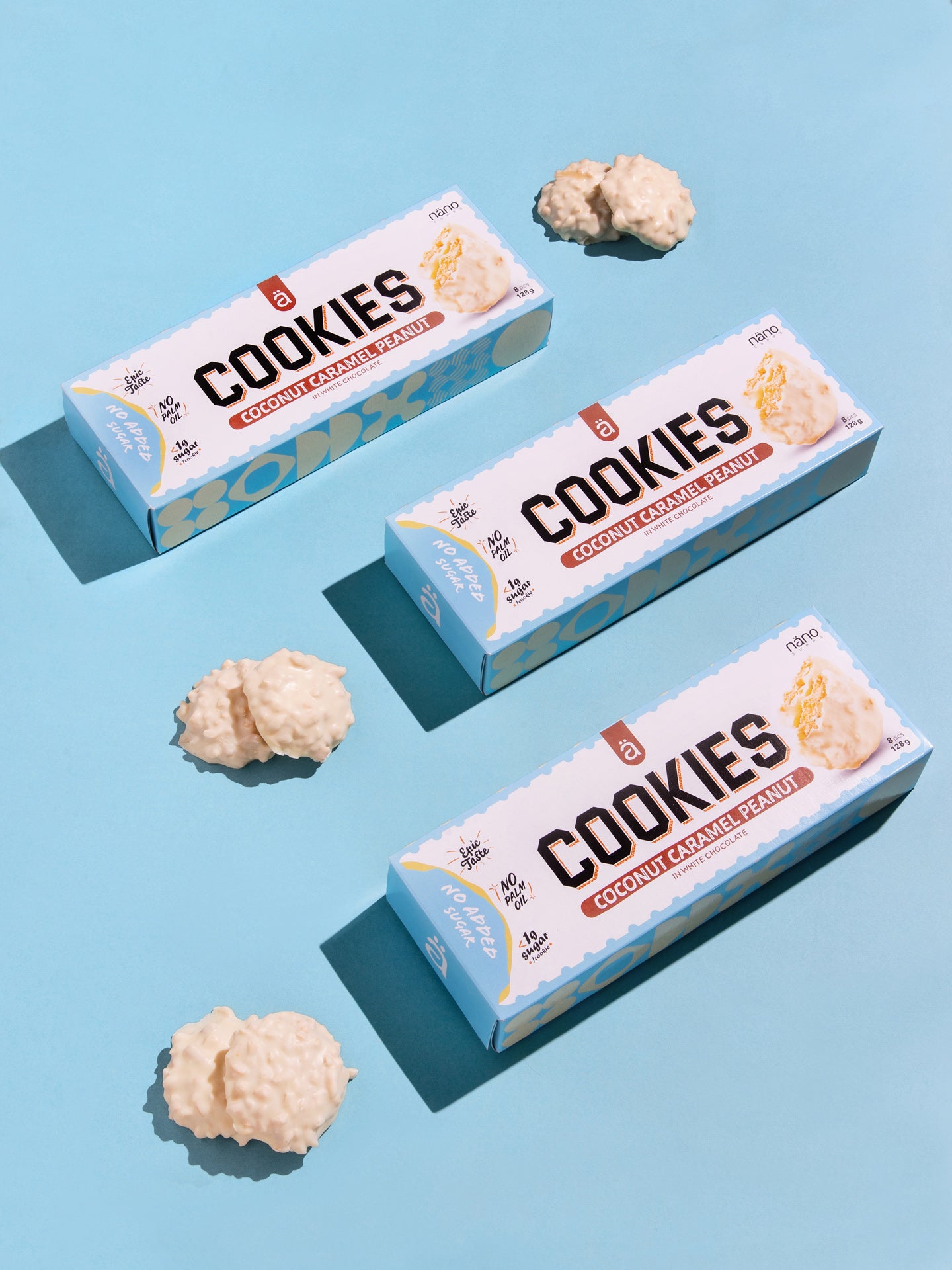 Coconut Caramel Peanut Cookies - NänoSupps