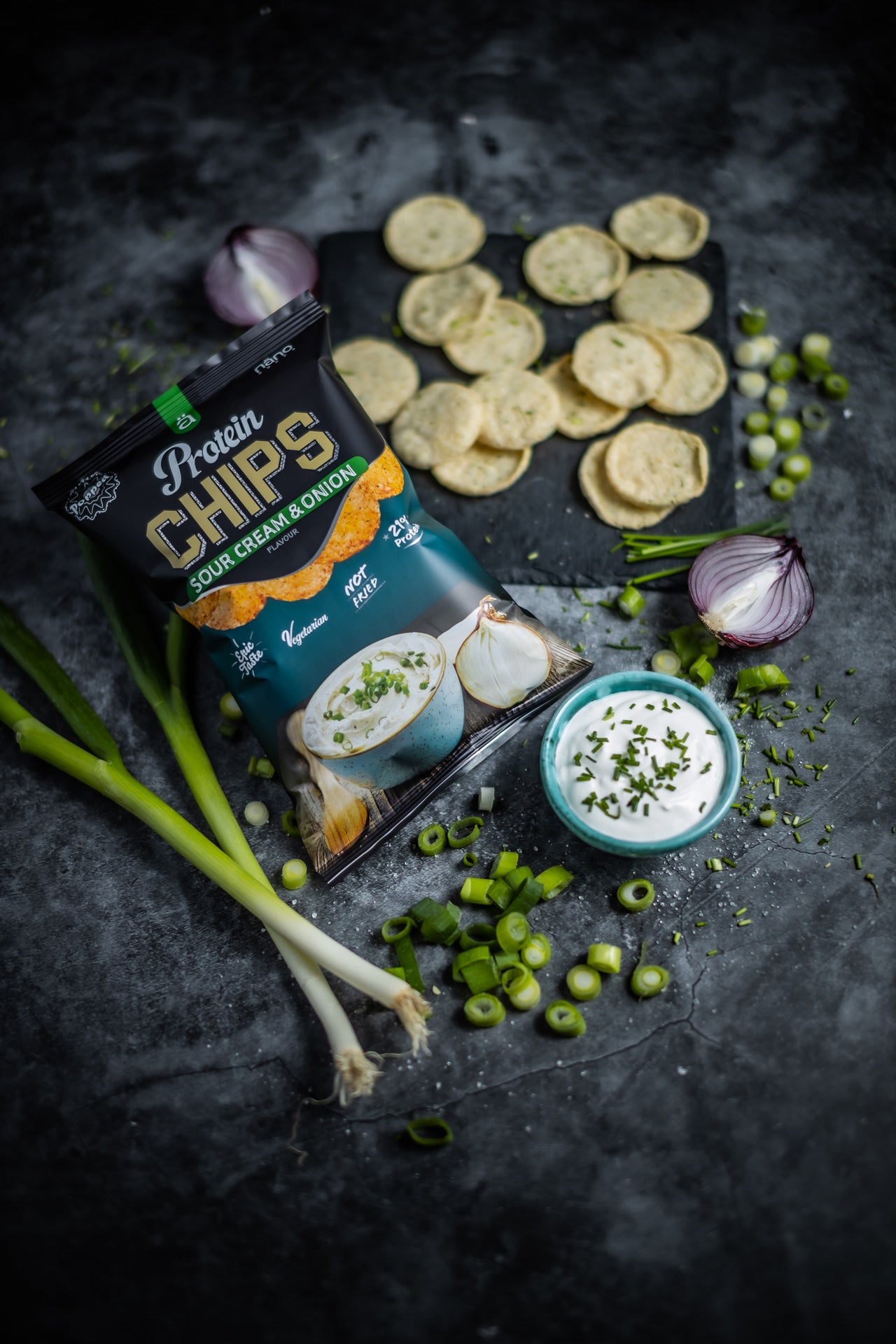Protein Chips Sour Cream Onion - NänoSupps