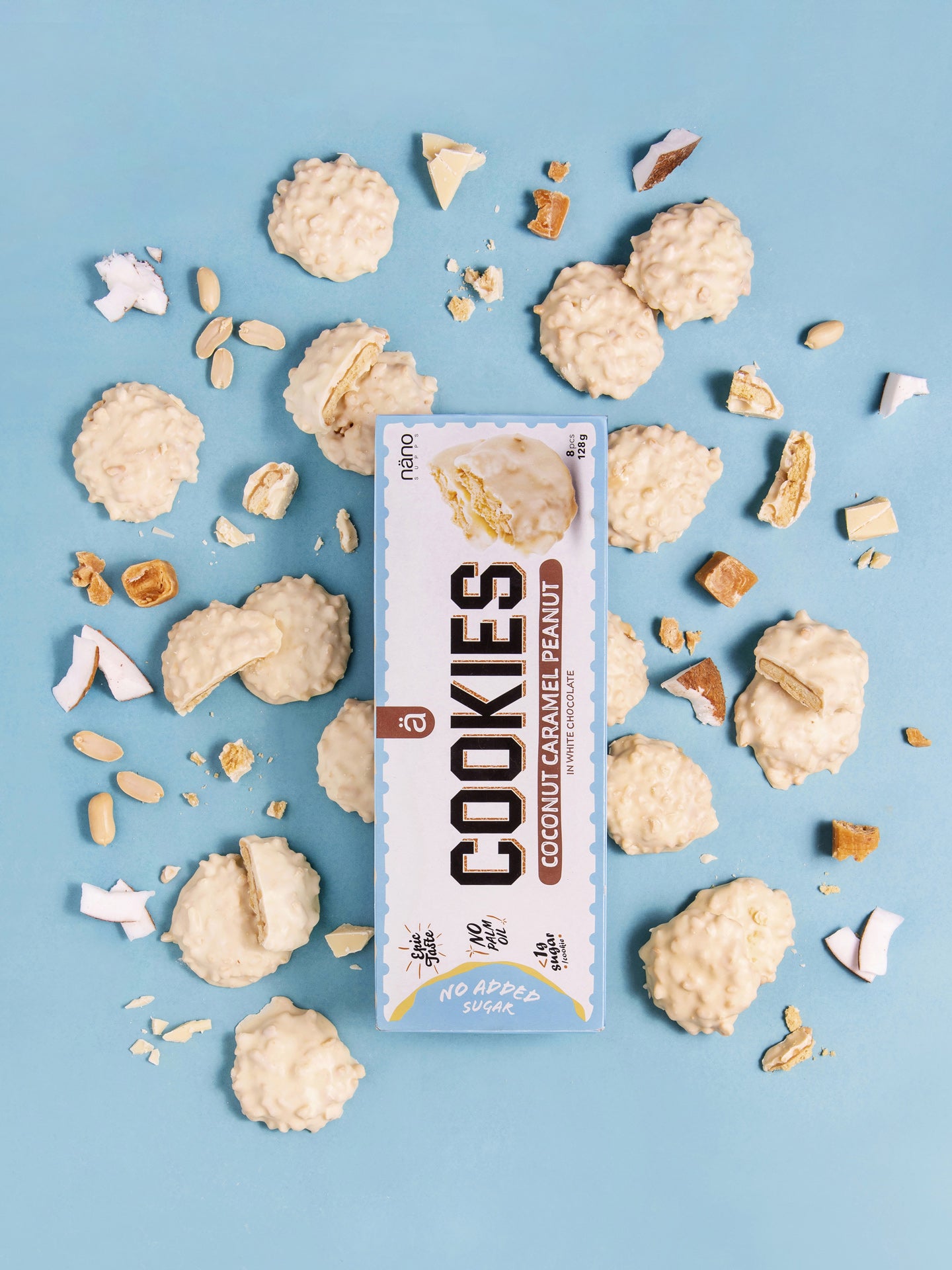 Coconut Caramel Peanut Cookies - NänoSupps