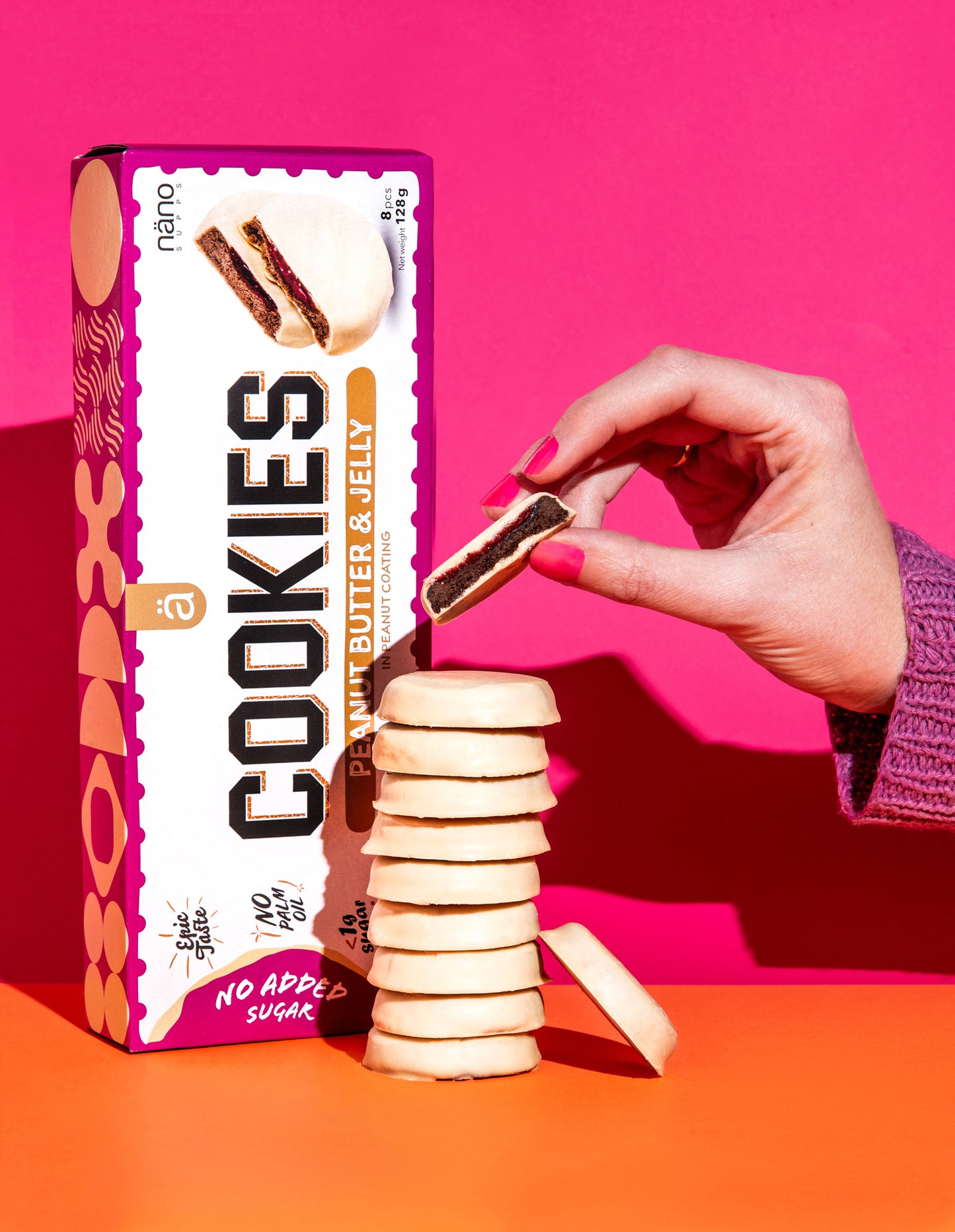 Peanut Butter & Jelly Cookies - NänoSupps