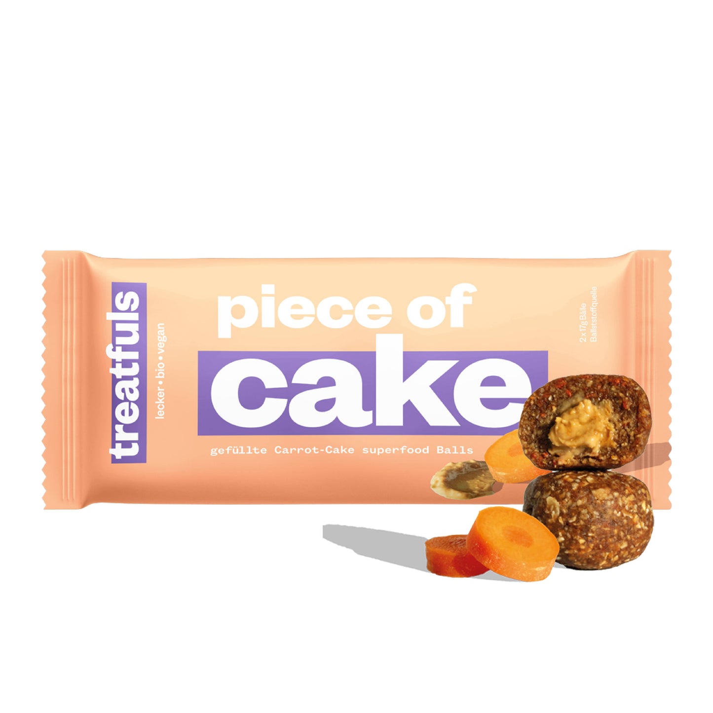 Carrot-Cake gefüllte Energieballs