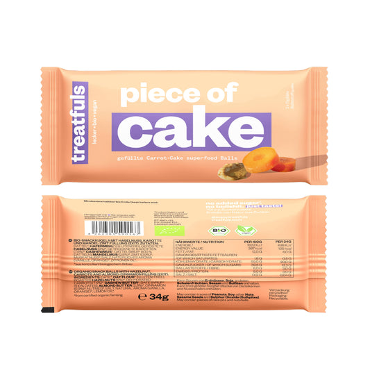 Carrot-Cake gefüllte Energieballs