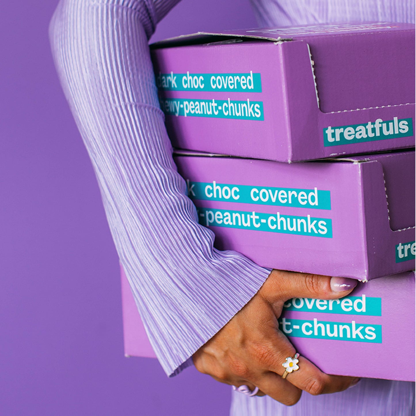 Dunkle Schoko Erdnuss Riegel